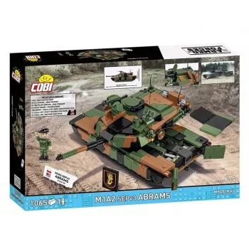 Set de construcción Cobi M1A2 SEPV3 Abrams modelo con 1.065 bloques