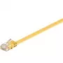 Cable de red Goobay RJ-45 CAT6 1m amarillo U/UTP