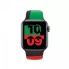 Correa Apple 44mm negro Unity Sport Band S/M negro verde rojo
