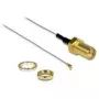 Cable coaxial DeLOCK 88814 2 m MHF IV (I-PEX) HSC MXHP32 Gris
