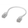Cable de red UBIQUITI UACC-Cable-Patch-EL-C6A 0,15 m Cat6a RJ-45 blanco translúcido