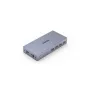 Switch KVM Unitek V307A USB HDMI 2 puertos 4K Ultra HD 3840x2160@60 Hz HDCP 2.2, carcasa metálica, gris