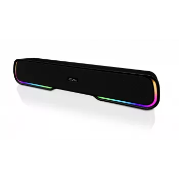 Altavoz MEDIA‑TECH Phantom MT3180 barra de sonido 450W RMS, 80W con batería, Bluetooth, con cable e inalámbrico, negro