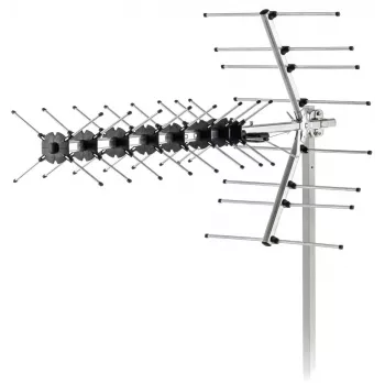 Antena de TV exterior SENCOR SDA 611 DVB‑T2/T 12 dB 75Ω con filtro 4G LTE