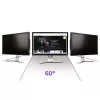 Filtro de privacidad Qoltec GDPR 23 | 16:9 | Eye Care | Panoramic