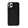 Funda protectora Devia Woven2 para iPhone 11 Pro Max, textura tejida, negro