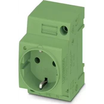 Phoenix Contact base de enchufe para carril DIN EO-CF/UT/LED/GN contenido: 1 ud. (804027)
