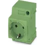 Phoenix Contact base de enchufe para carril DIN EO-CF/UT/LED/GN contenido: 1 ud. (804027)