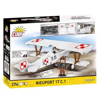 Cobi set de bloques Nieuport 17 C.1 maqueta de 1274 piezas