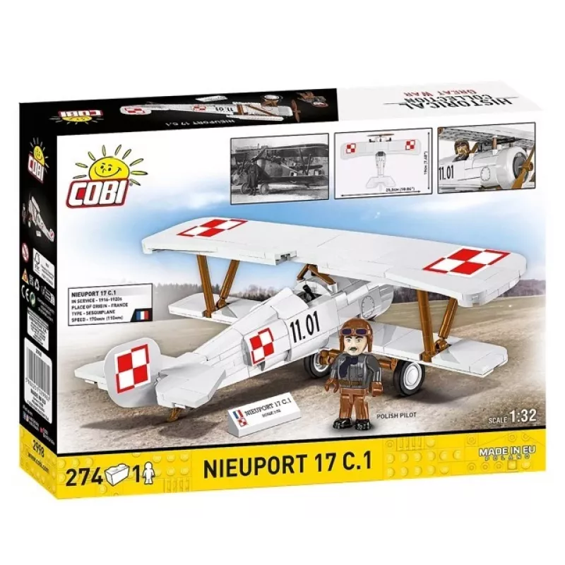 Cobi set de bloques Nieuport 17 C.1 maqueta de 1274 piezas