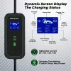Cargador de coche EV móvil Qoltec ajustable 2en1 Type2 | 3.5kW | 230V | Wi-Fi | LCD | portátil | wallbox | 5m