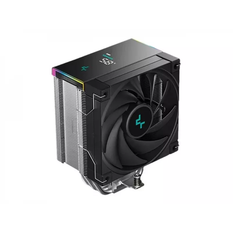 Refrigerador de aire DeepCool AK500S Digital SE — ventilador de 120 mm, compatible con zócalos LGA1700/AM5/AM4 e Intel LGA115x/1200, negro