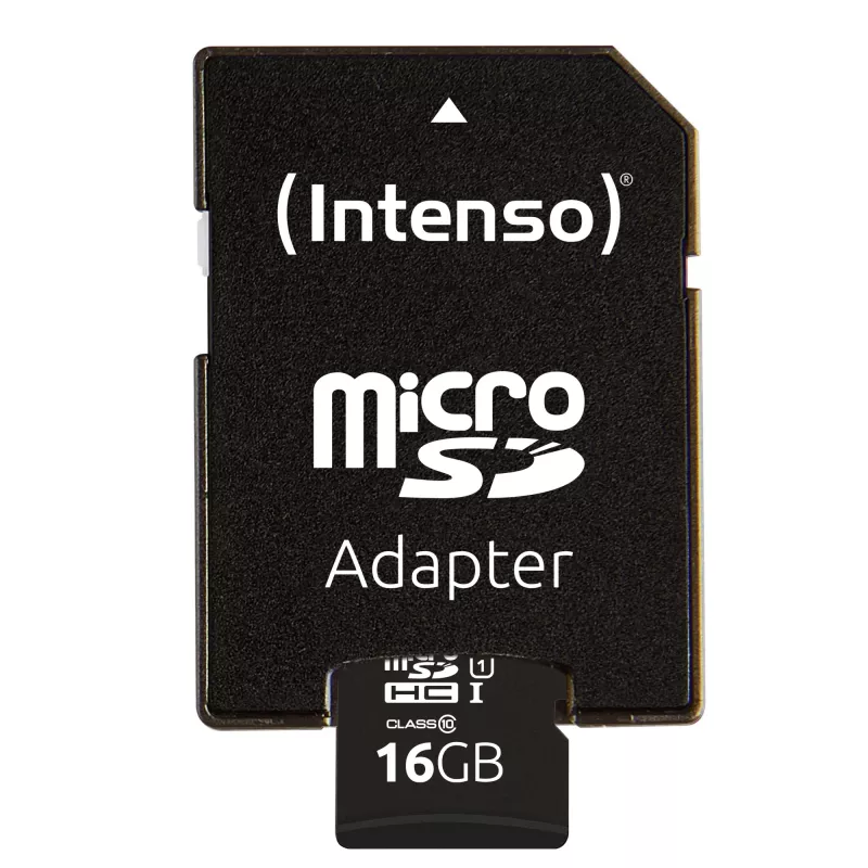 Intenso Performance - Tarjeta de memoria flash (microSDHC/adaptador SD incluido) - 16 GB - UHS-I U1 / Class10 - microSDHC UHS-I
