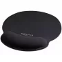 Delock alfombrilla de ratón ergonómica con reposamuñecas negra 252x227 mm