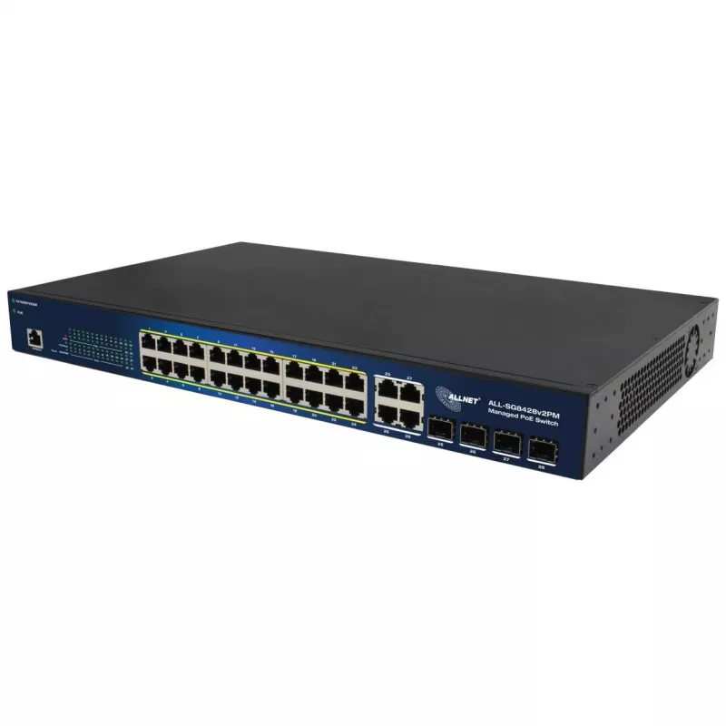 Switch gestionado ALLNET ALL-SG8428V2PM 24 puertos Gigabit Ethernet PoE