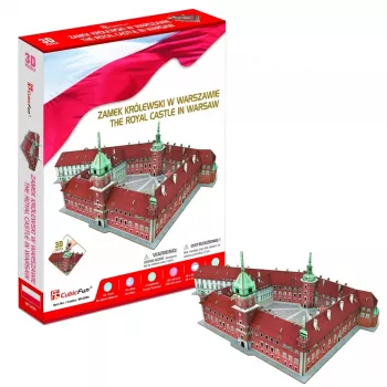 Puzle 3D Cubicfun Castillo Real de Varsovia modelo 306-20268 – maqueta arquitectónica de cartón, escala y número de piezas no indicados