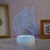 Lámpara LED decorativa Manta SNL116RGB RGB 3D caballos
