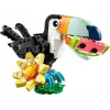 Juguete de construcción LEGO Creator 3 en 1 set animales salvajes tucán tropical 31173