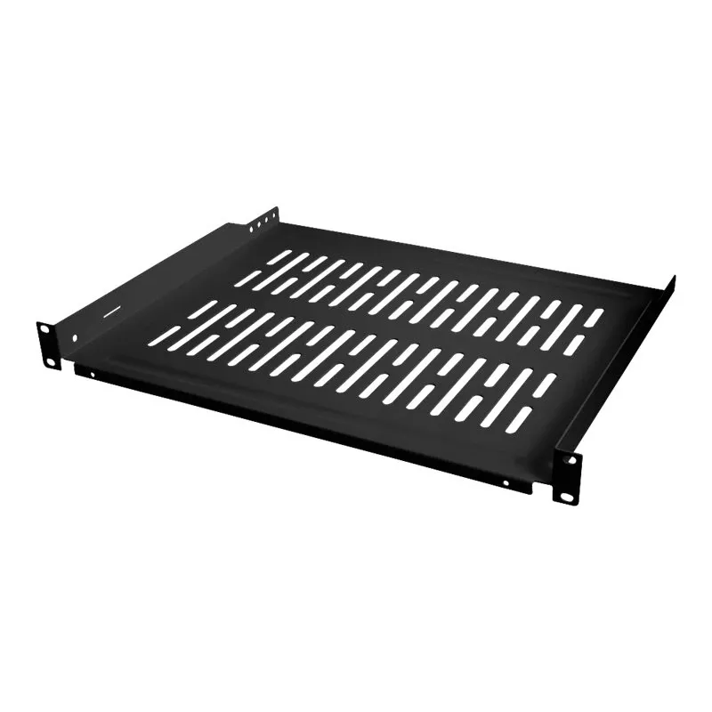 Estante para rack LogiLink - negro, RAL 9005 - 1U - 48,3 cm (19 pulgadas)