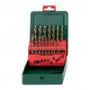 Juego de brocas Metabo HSS Cobalt 19 piezas DIN 338, vástago cilíndrico