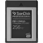 SANDISK Professional PRO-CINEMA 256 GB CFexpress VPG400 Tipo B Tarjeta hasta 1700 MB/s lectura, 1400 MB/s escritura