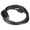 Cable DisplayPort Akyga AK-AV-10, conector/conector, conectores dorados, 1,8 m, negro