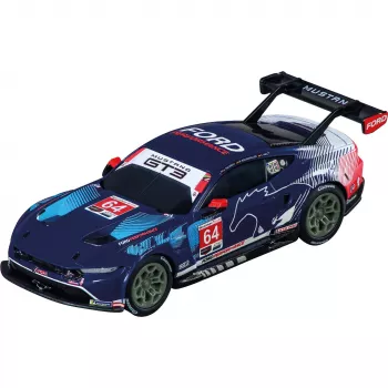 Coche CARRERA 50051019 hybrid Ford Mustang GT3 No.64 – batería integrada, edad recomendada 12+