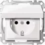 Toma de corriente CEE 7/3 Merten MEG2310-0325 blanca 250V 16A