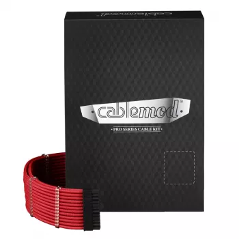 Juego de cables para fuente CableMod PRO Series ModMesh Serie C para Cooler Master RMi/RMx (Rojo)