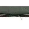 Saco de dormir semirrectangular Outwell Caldera Lux — poliéster, 800 mm de ancho, 2200 mm de largo, altura máxima del usuario 190 cm, verde