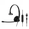 Auriculares EPOS IMPACT 100 MS Mono USB-C+A con cable Ligeros 51g