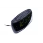 Radio despertador Adler AD 1121 — radio despertador, sintonizador FM/AM, pantalla LED, respaldo de batería, negro
