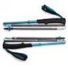 Bastones de trekking Distance Carbon Z, máquina de fitness antracita/azul, 1 par, 105 cm