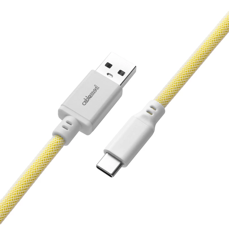Cable USB Cablemod CM-CKCA-CW-YW150YW-R 1,5 m USB A USB C Amarillo (CM-CKCA-CW-YW150YW-R)