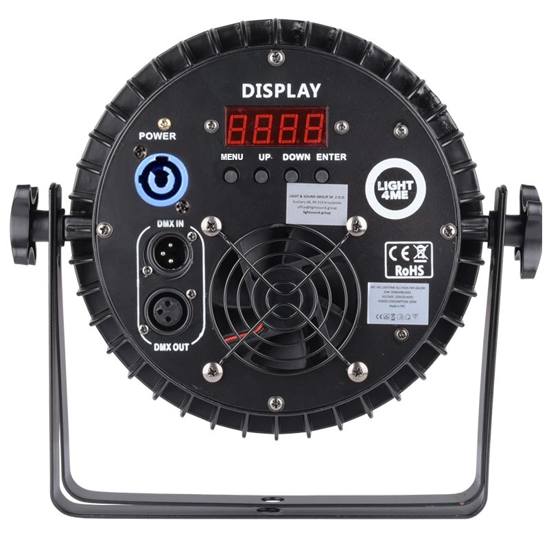 LIGHT4ME ALU QUAD PAR 18x6W RGBW - Foco de escenario