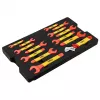 Neo Tools Caja de servicio para electricistas 52 piezas en resistente caja 22