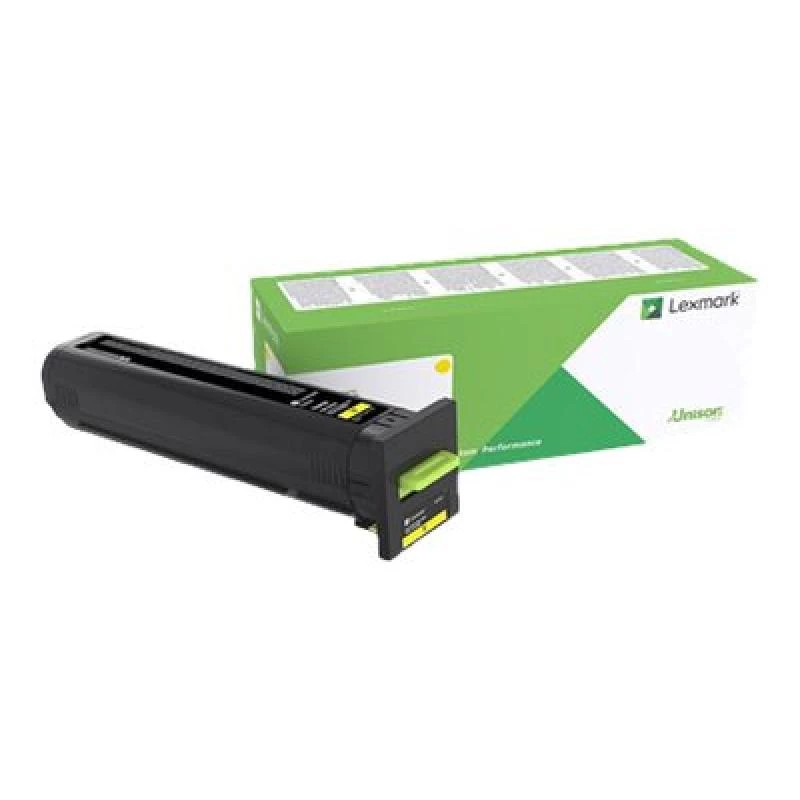 Lexmark 72K2XYE cartucho de tóner Corporate de rendimiento extra alto, amarillo, 22.000 páginas