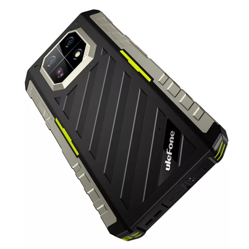 Smartphone robusto UleFone Armor 22 4G, 9 GB RAM, 128 GB almacenamiento, IP69K, Verde