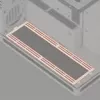 Soporte inferior para ventiladores HAVN HS 420 - blanco