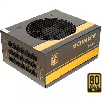 SAMA FTX-850-B ARMOR 850W, fuente de alimentación para PC negra, 4x PCIe, gestión de cables, 850 vatios