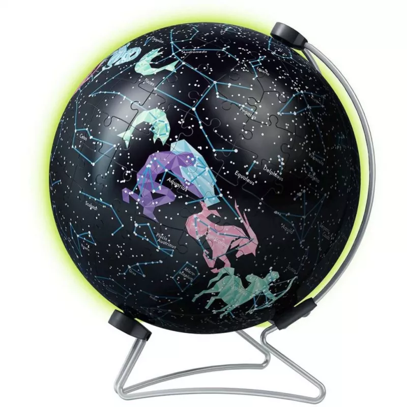 Puzzle 3D bola Star Globe brilla en la oscuridad