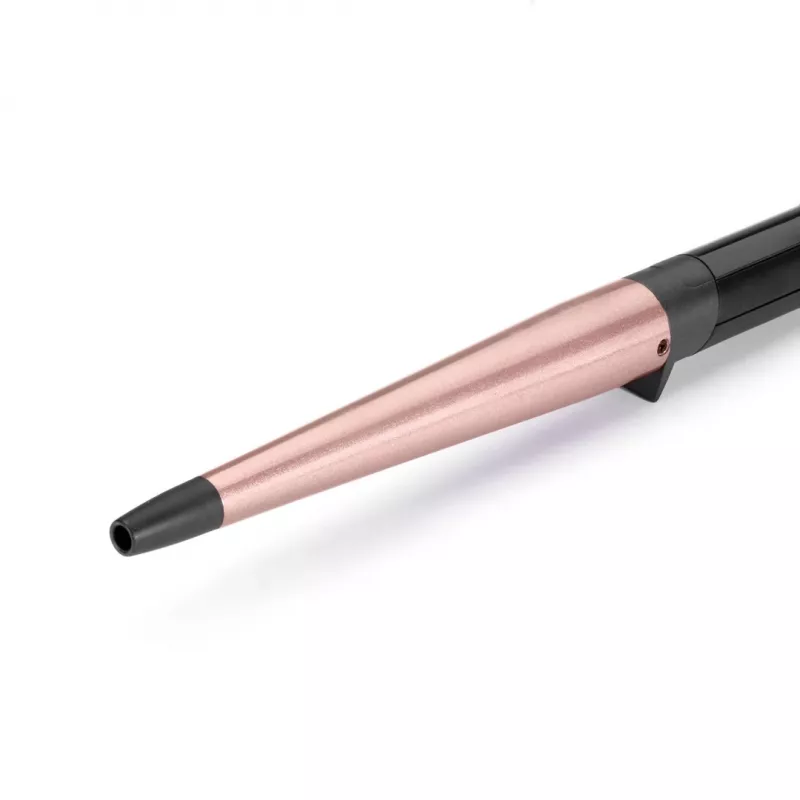 BaByliss Conical Wand rizador de pelo cálido negro, rosa 98.4 (2.5 m)