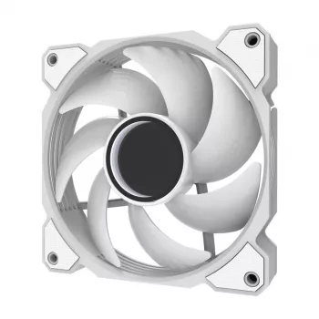 Ventilador de refrigeración Darkflash DR08 (blanco) — ventilador de carcasa/CPU, modelo DR08 blanco, ventilador individual de 120 mm