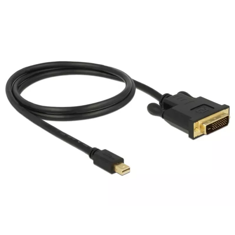 Adaptador de cable de vídeo DeLOCK 83988 Mini DisplayPort a DVI-D 1m