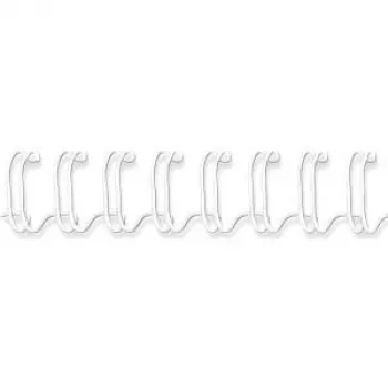 Fellowes - Peine de encuadernación - 12 mm - 297 mm - 34 anillas - A4 (210 x 297 mm) - 100 hojas - blanco - 100 uds. (53270)