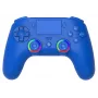 Mando inalámbrico LED SUBSONIC SA5639-3 para PS4 y PC, mando inalámbrico azul