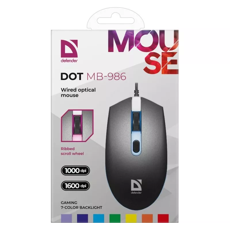 Ratón GAMING DOT MB-986