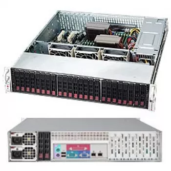 Supermicro SC216 BE1C-R920LPB - Rack - montaje en rack - 2U - ATX mejorado y ampliado - SATA/SAS - Hot-Swap 920 vatios - negro
