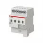 Actuador de conmutación 4 canales, 16 A, carga C, ABB REG SA/S4.16.6.2