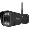 Foscam V8P cámara WiFi bullet para exteriores, 8 MP 4K (3840x2160), WiFi de doble banda, foco, sirena, visión nocturna, negra